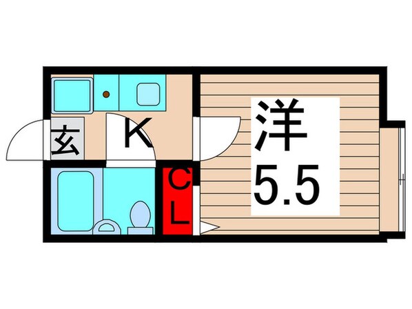 ﾐﾝﾄ大谷田Ａの物件間取画像